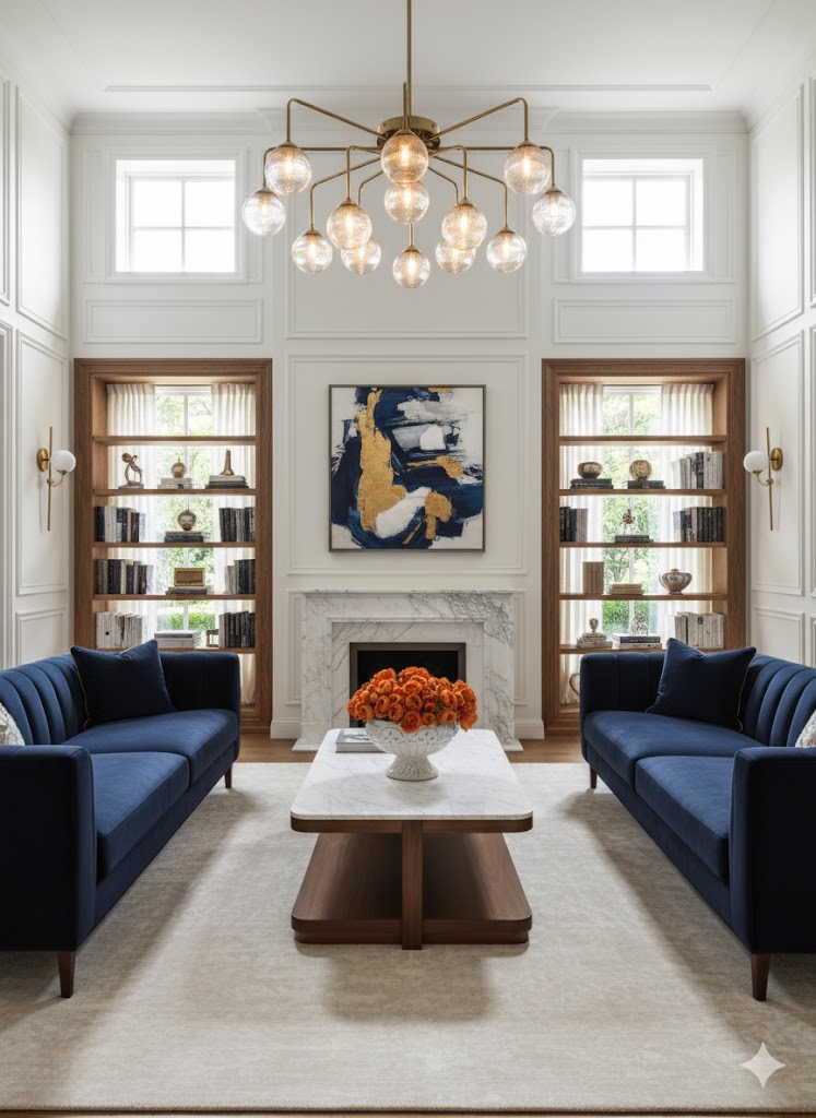 SkyGlow Orb Cluster Chandelier | For Bed Room and Living Room | Set of 14 Orbs & Bulbs