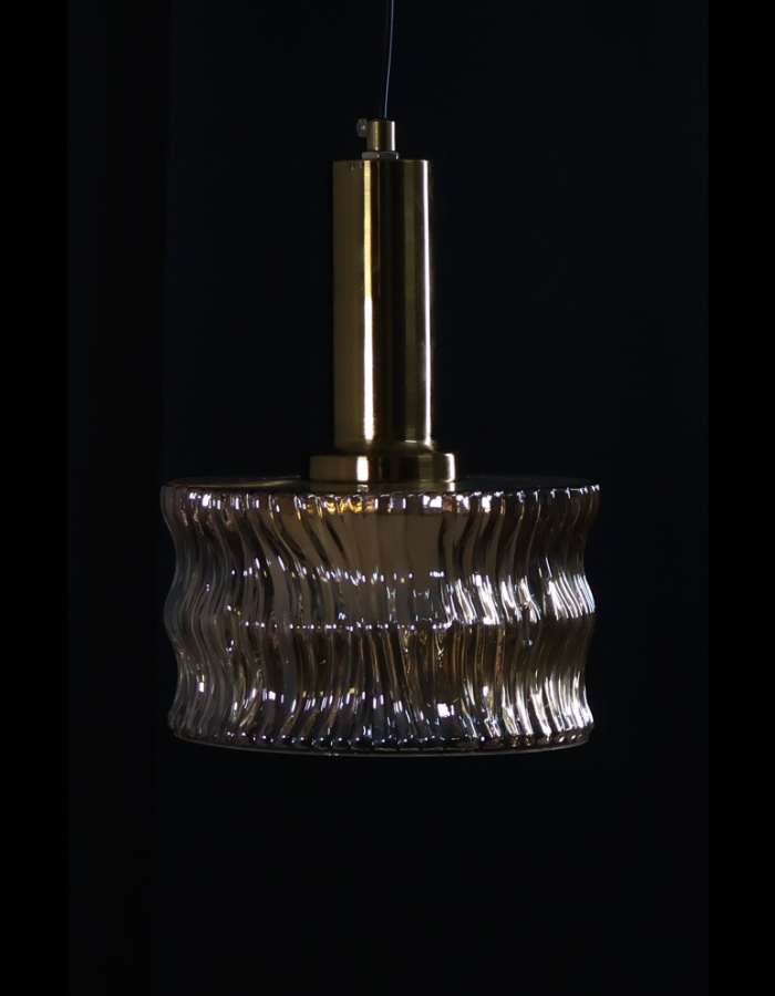 RippleGlow Trio Pendant Hanging Light | For Bed Room, Kitchen Island or Dining Area