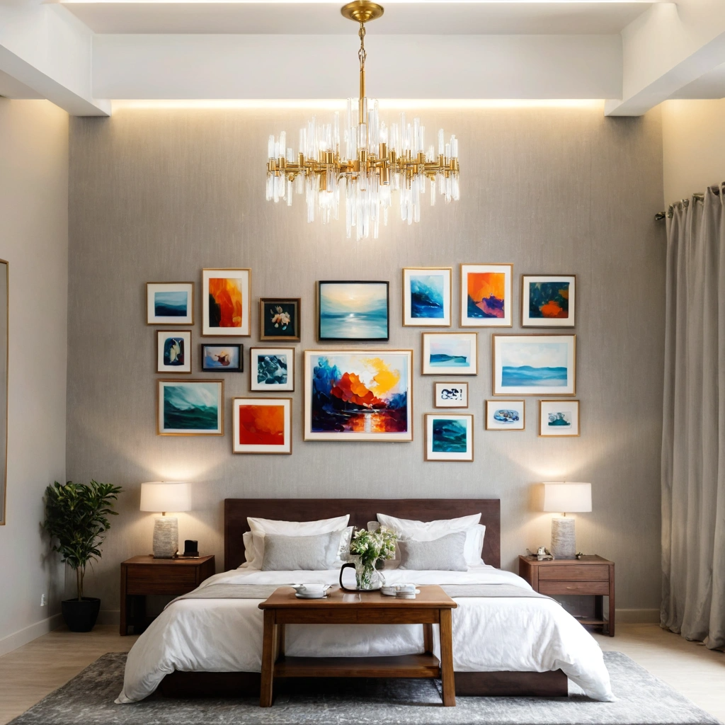 Aurelia Luxe Crystal Gold Chandelier – Modern Hanging Chandelier